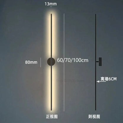 Modern Simple Line Wall Lamps