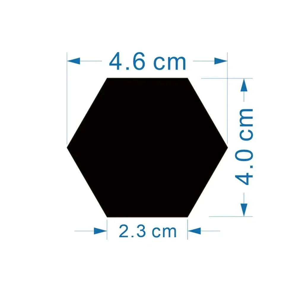 DIY Removable Hexagon Mirror Wall