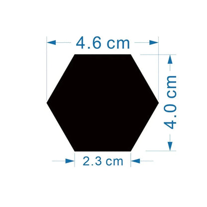 DIY Removable Hexagon Mirror Wall